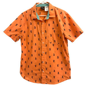 Disney Button Up Men’s Shirt Sz M (38-40) gently used